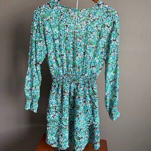 daytime date, spring/summer vacation floral dinner dress